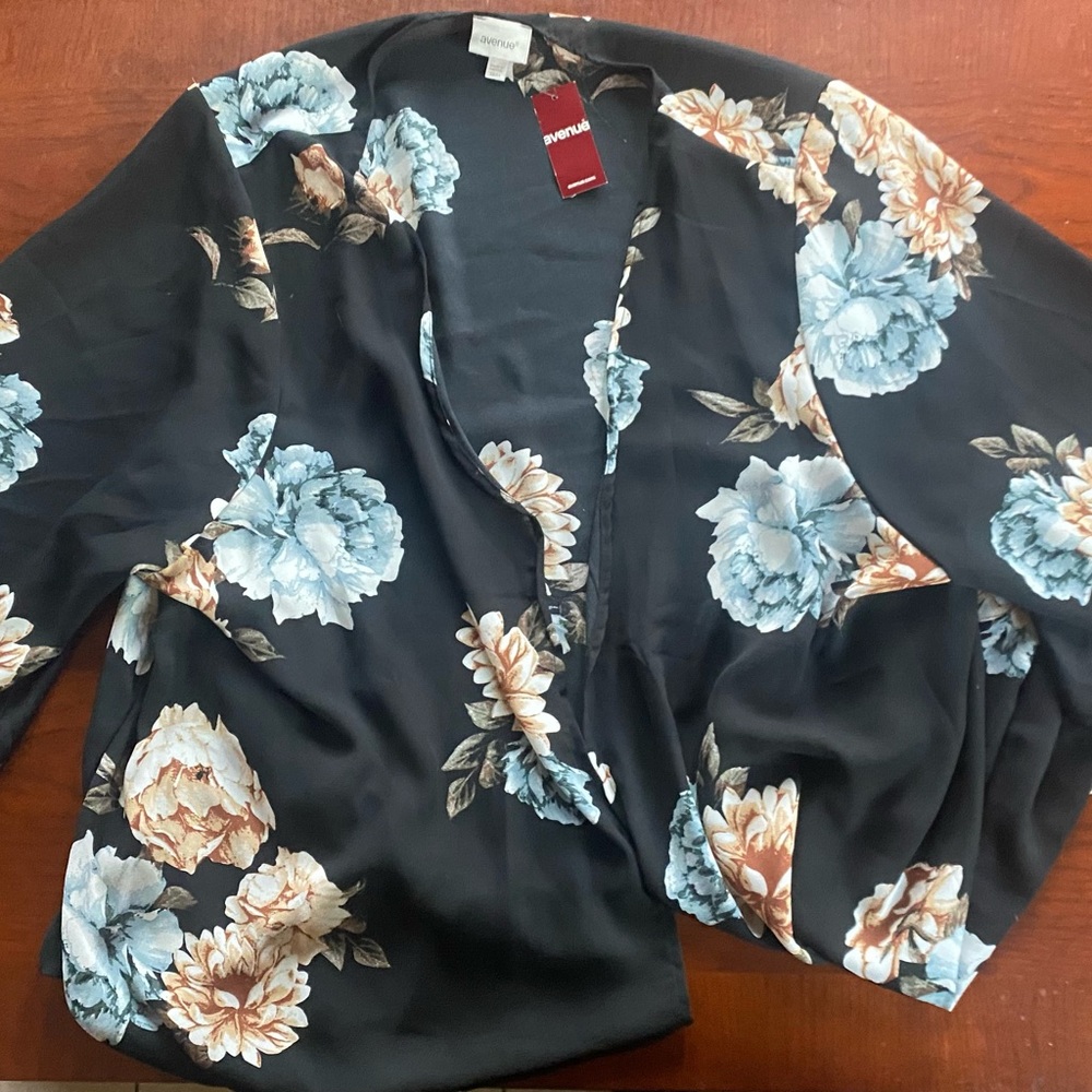 Floral Cardigan-style Duster